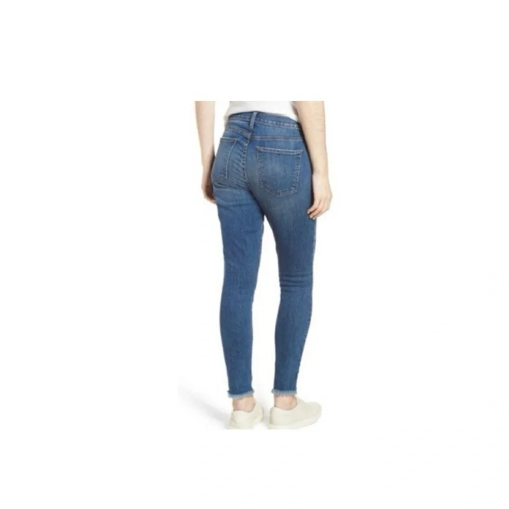Current/Elliott The High Waist Stiletto Raw Hem‎ Jeans
